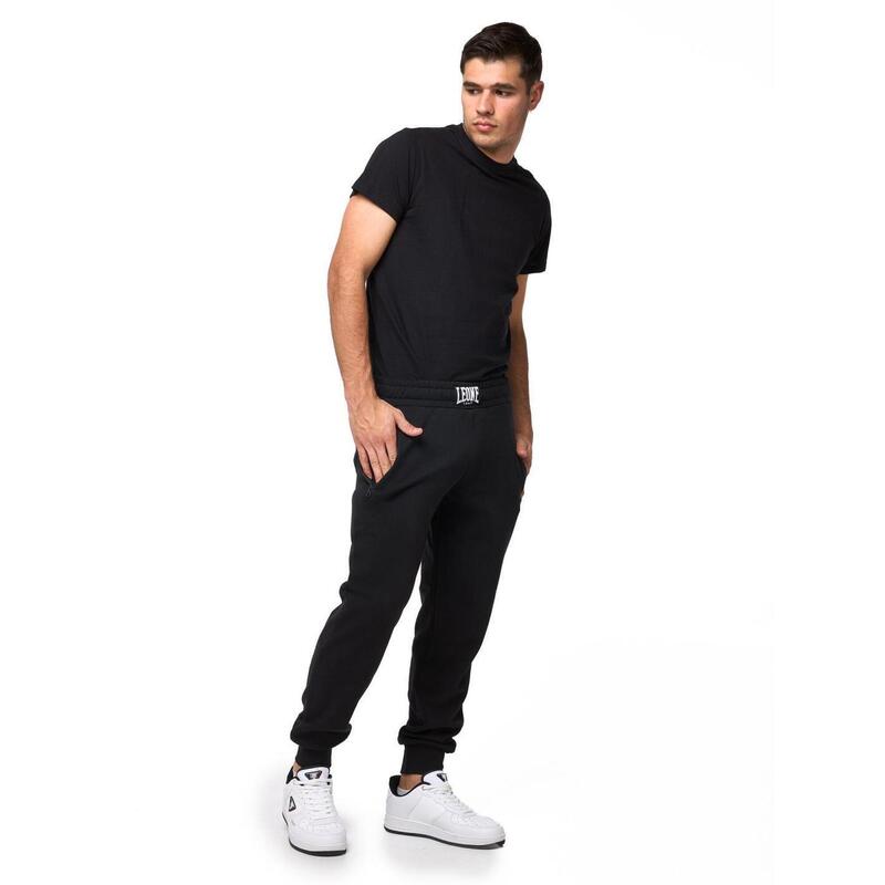 Pantalon de sport homme Leone B&W avec poches zippées