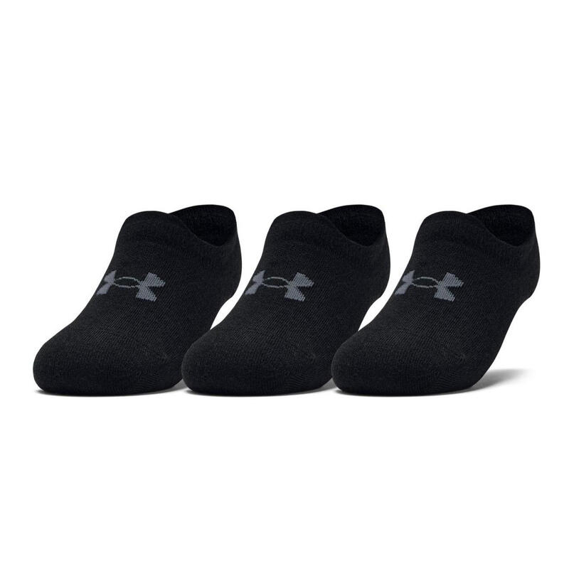 CALZINI Under Armour Essential Ultralowtab 3pk, Nero, Unisex