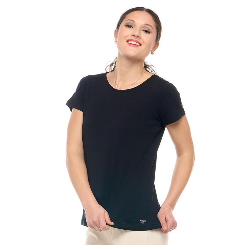 Leone Basic dames t-shirt met korte mouwen