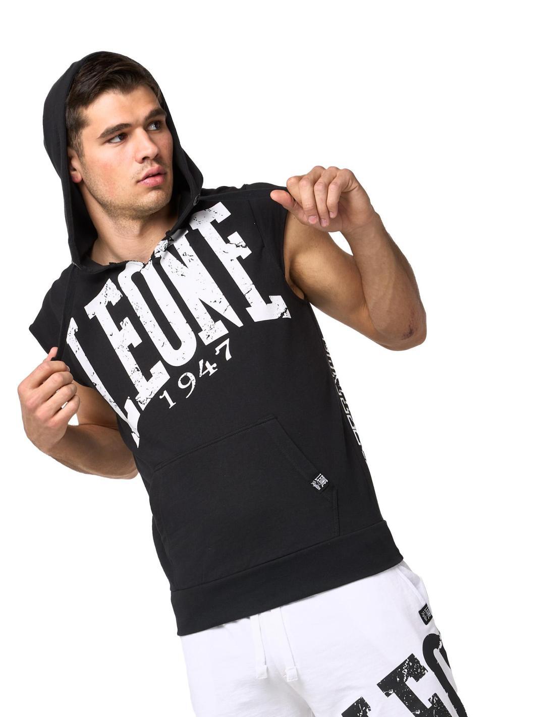 Leone Boxe Sweat-shirt à capuche sans manches pour homme 5/5