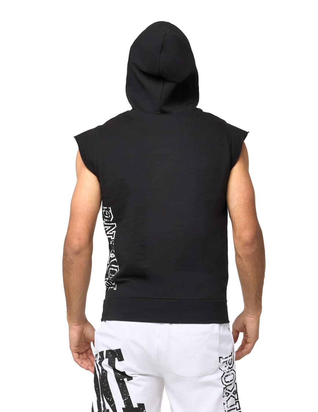 Leone Boxe Sweat-shirt à capuche sans manches pour homme 4/5