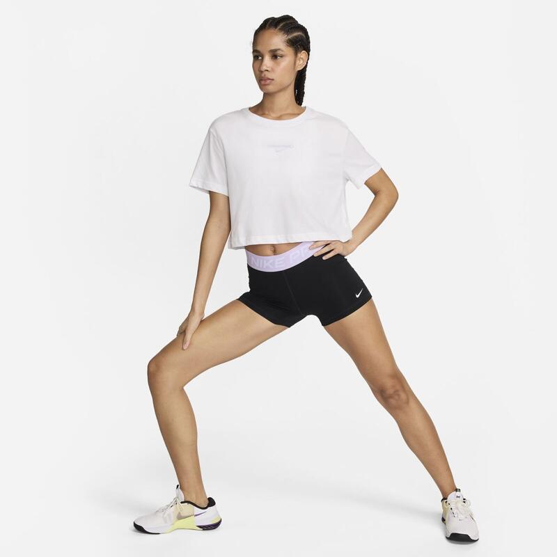 T-shirt Nike Pro, Blanc, Femmes