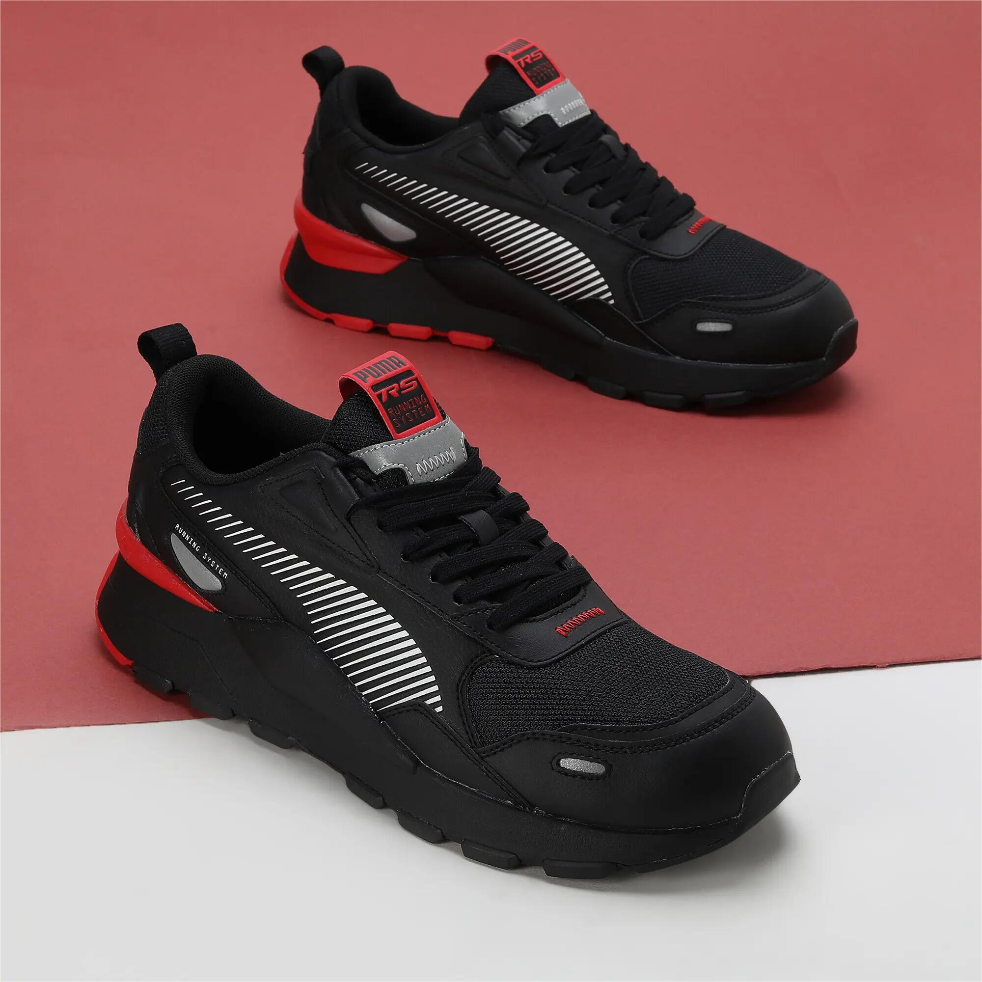 Sapatilhas PUMA RS 3.0 Synth Pop Preto/Vermelho 6/7
