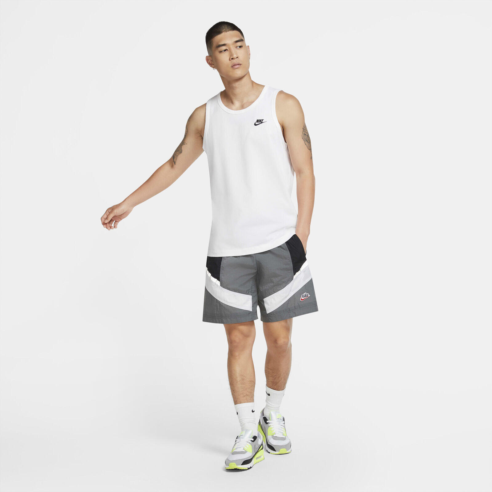 Maillot de corps Nike Sportswear Club, Blanc, Hommes 3/5