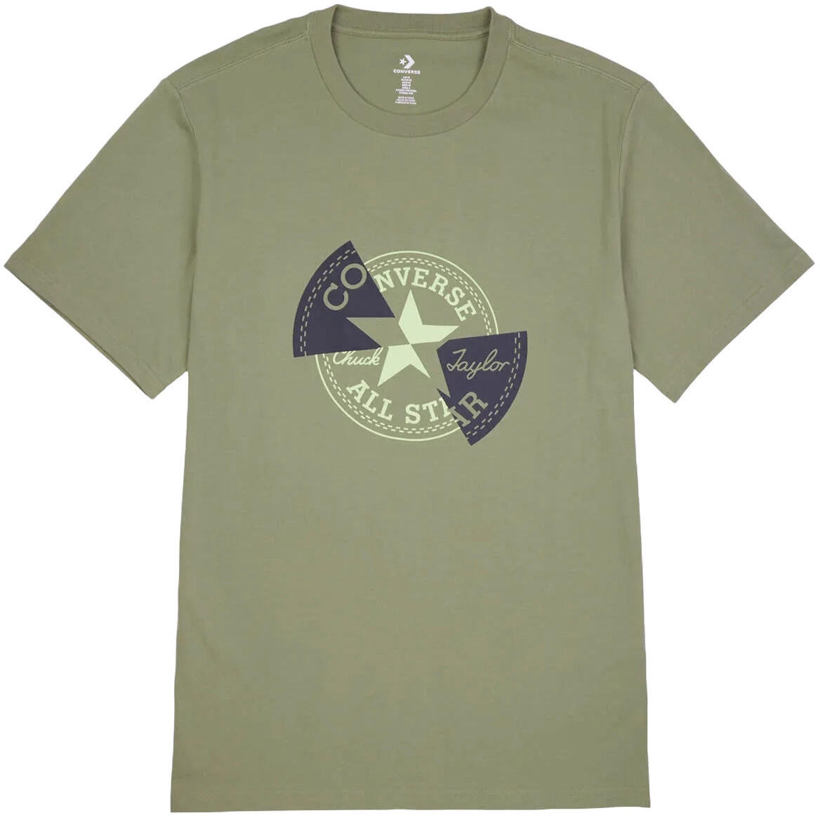 T-shirt Converse Distort Tee, Vert, Hommes 1/5
