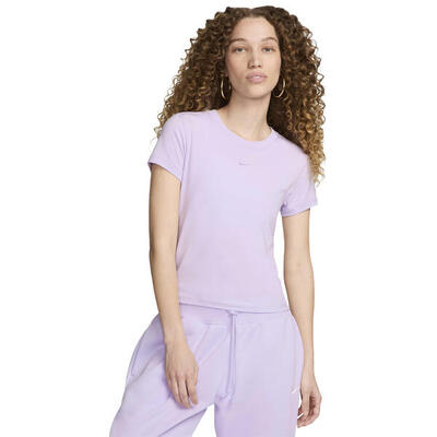 T-shirt nike w sportswear chill knit. paars. dames