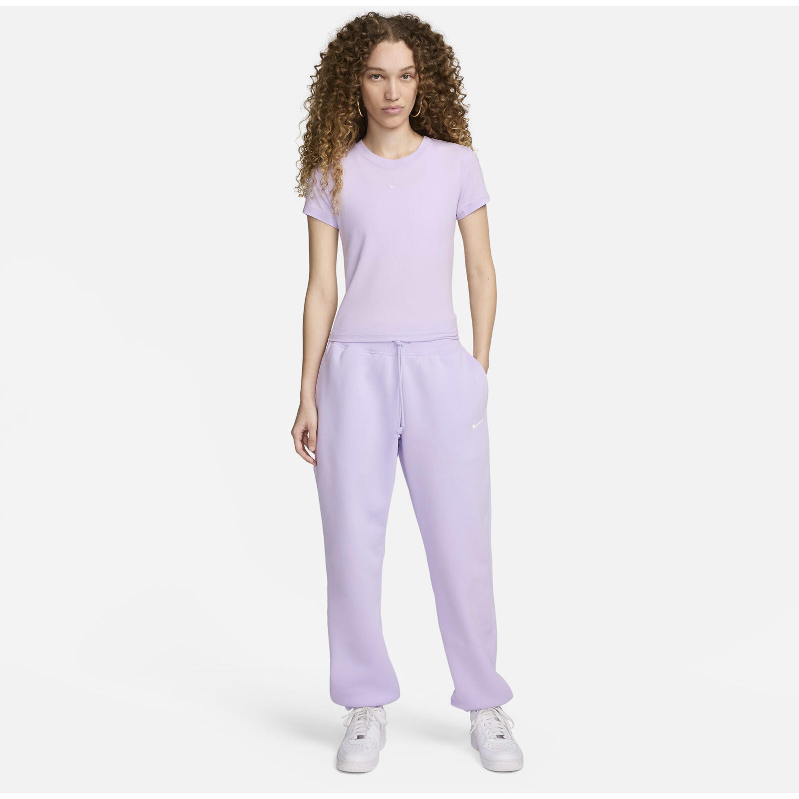 Camiseta Nike W Sportswear Chill Knit, Púrpura, Mujer 3/5
