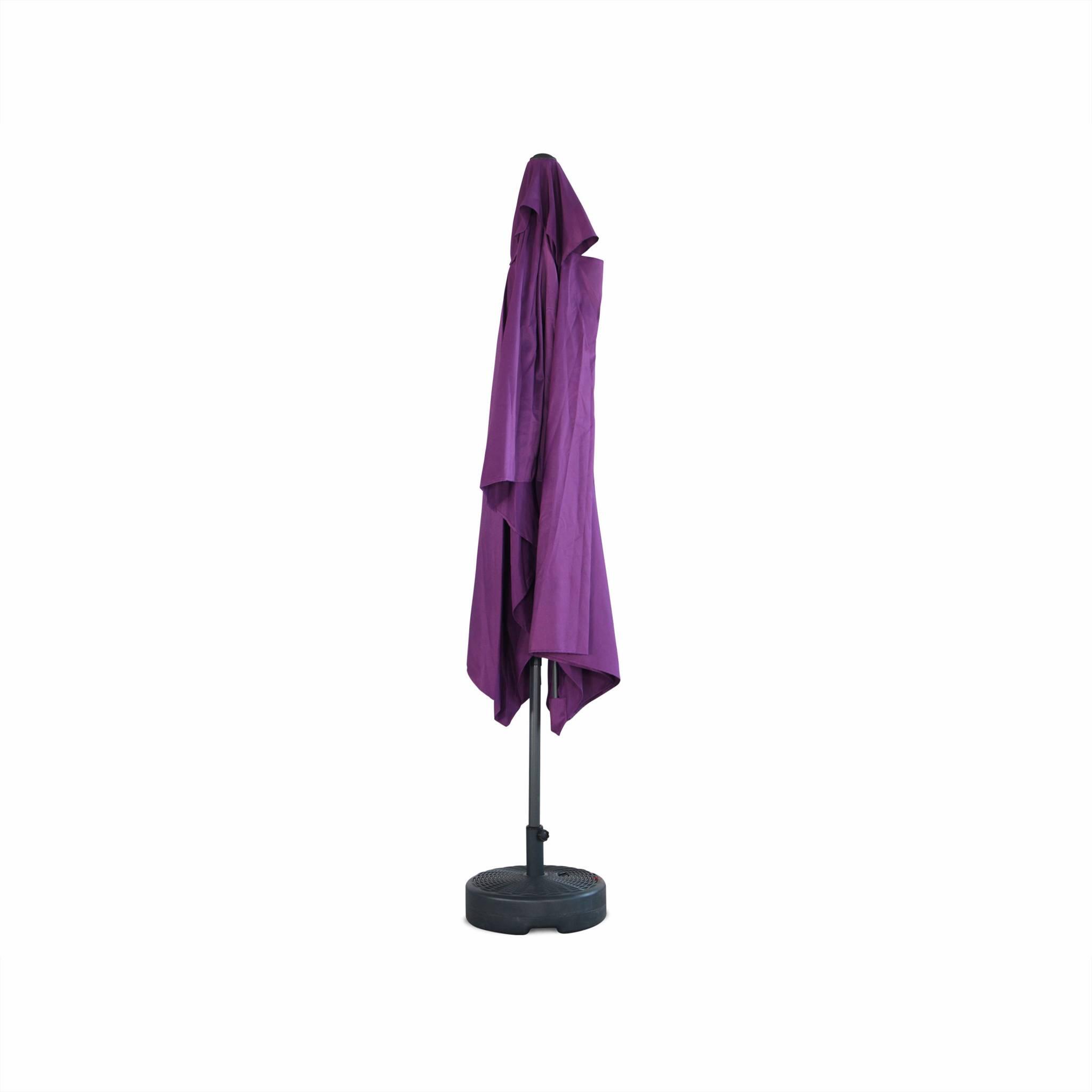 Parasol rectangular, 2x3m, Violeta 4/5