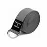 Flexnest Yoga Strap Belt for Stretching Pilates with Adjustable D-Ring Buckle - Grey