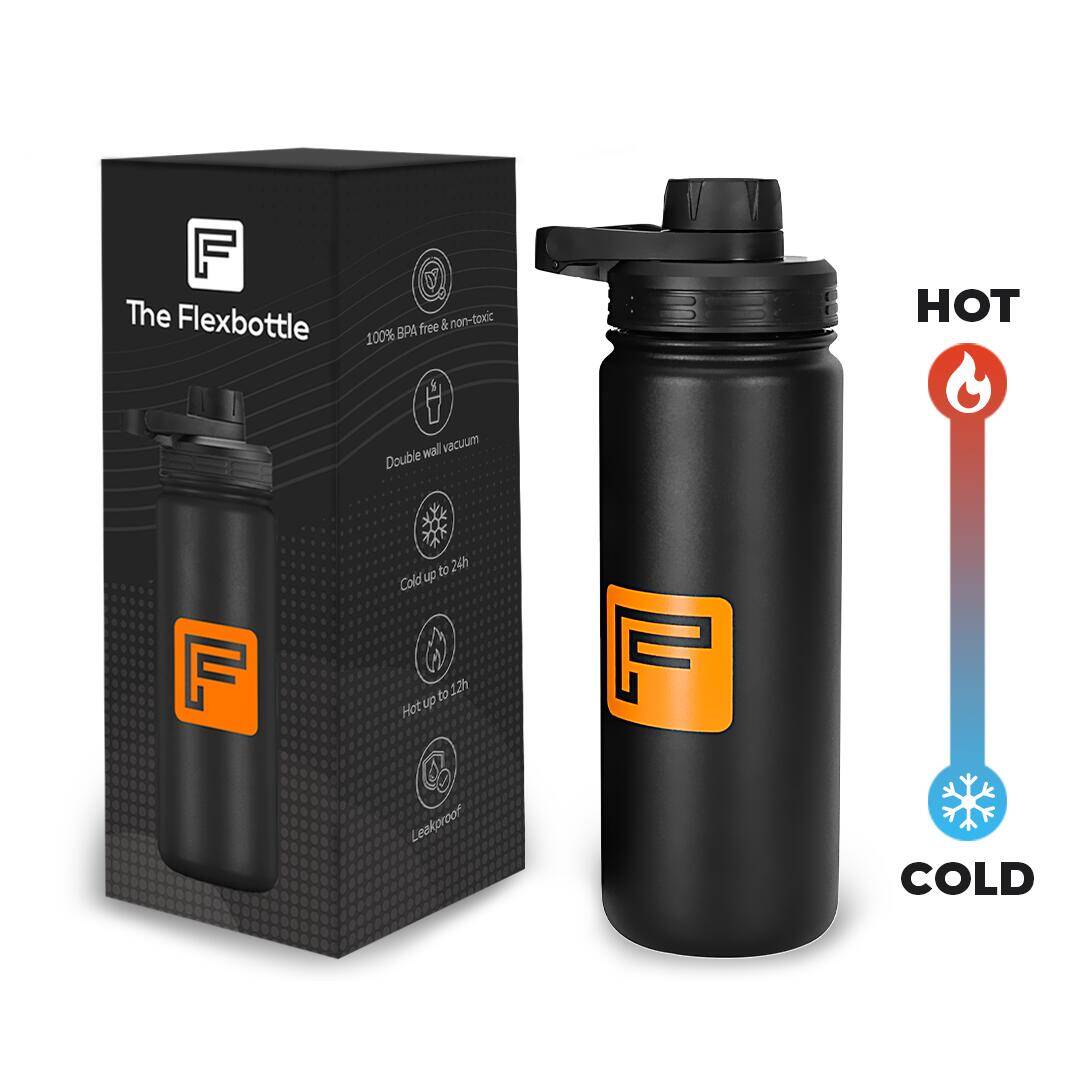 Flexnest Flexbottle Pro Vaccum Insulated Stainless Steel Hot and Cold Water Bottle - 530ml -  1