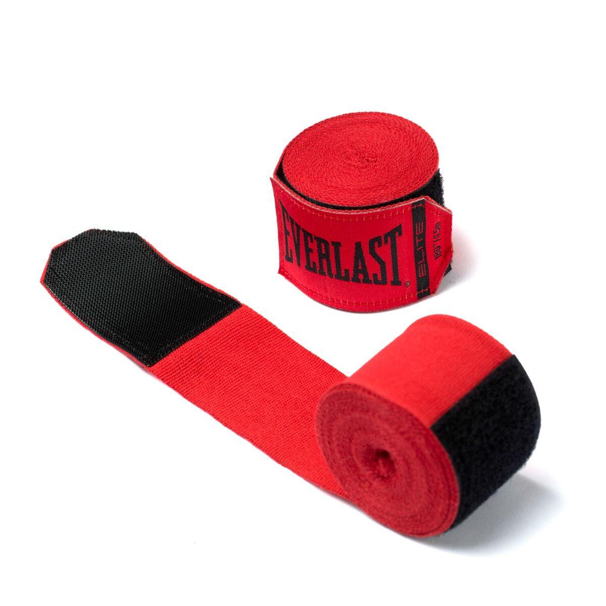 Bandagens de Mão Elite - Vermelho - 457 cm 3/5