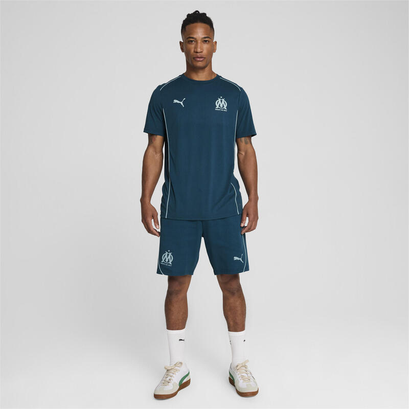 Pánské tričko Olympique de Marseille PUMA Ocean Tropic Turquoise Surf Blue