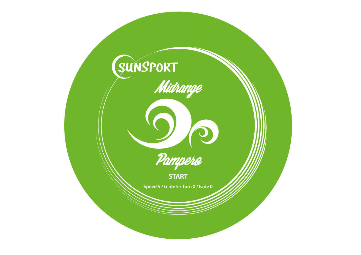 Sunsport Discgolf START disc Pampero Midrange 3/4