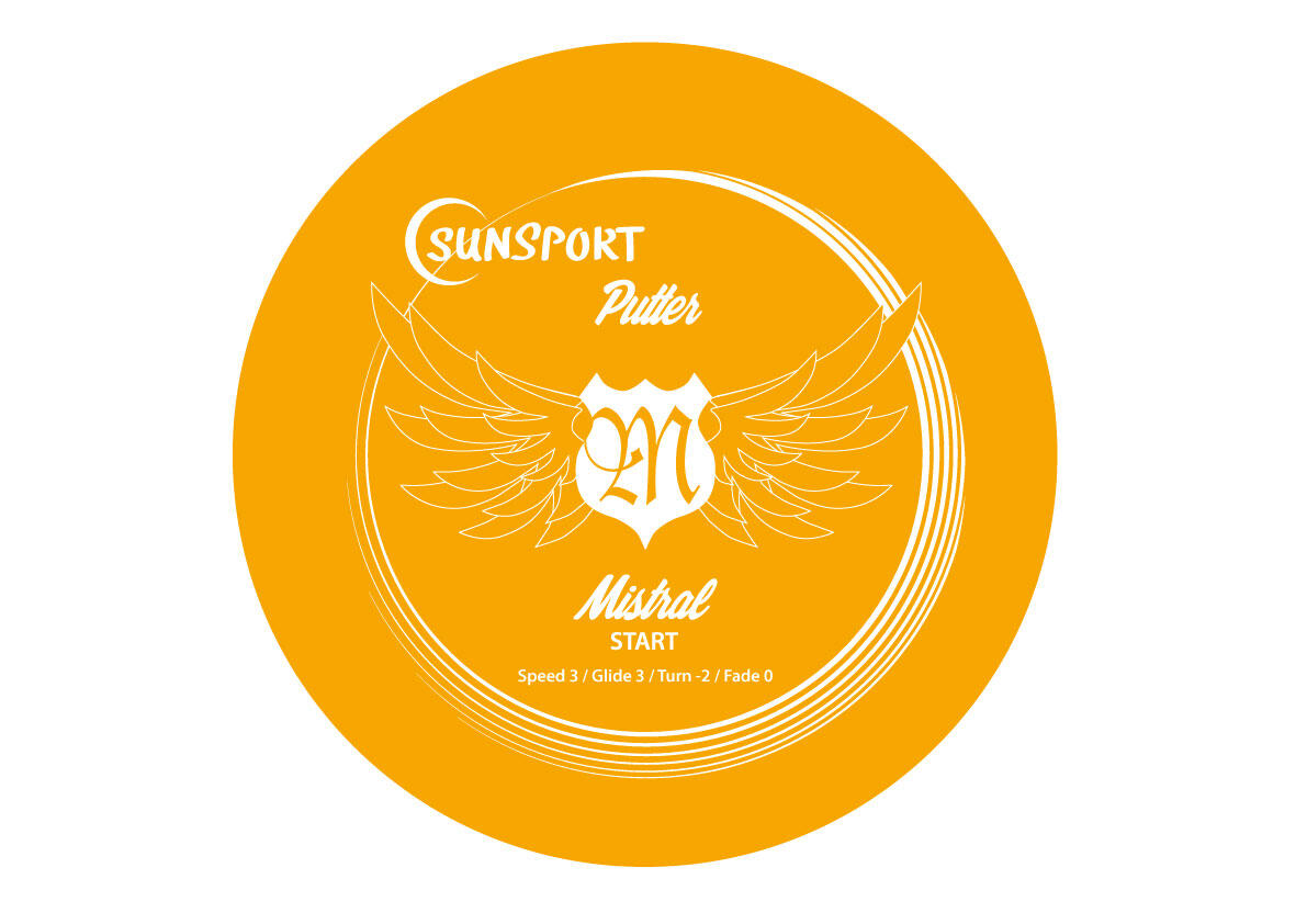 Sunsport Discgolf START disc Mistral Putter 2/4