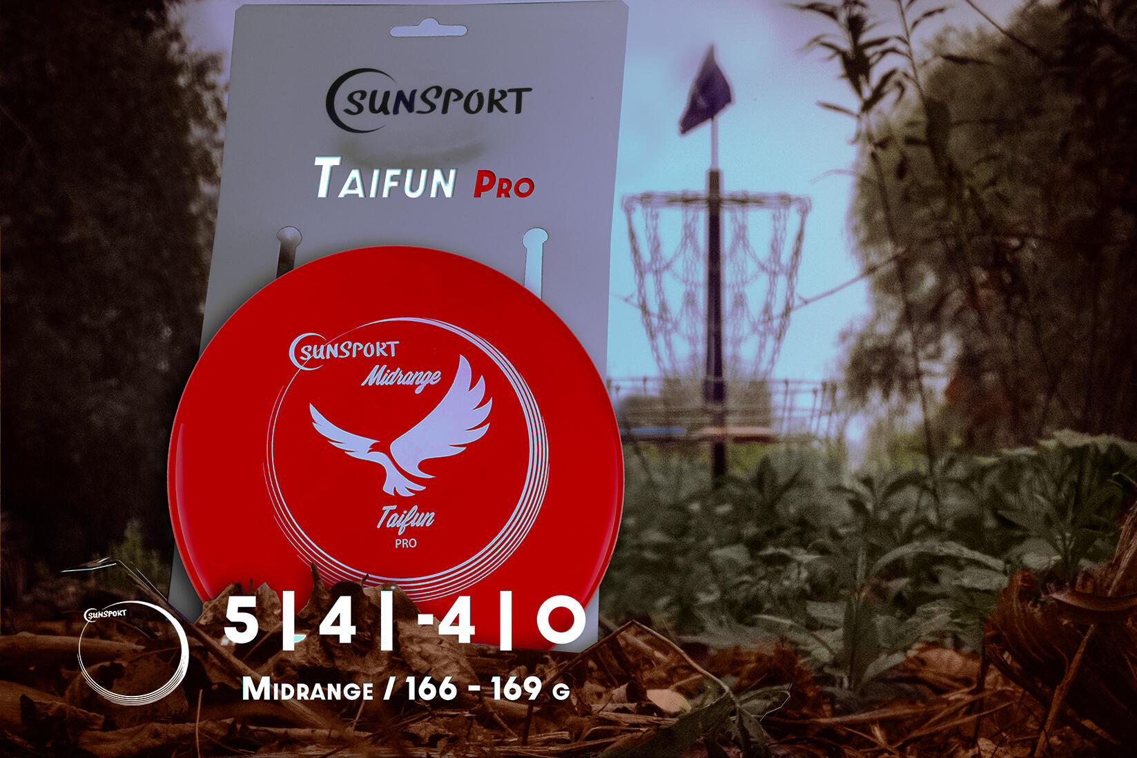 Sunsport Discgolf PRO disc Taifun Midrange 3/4