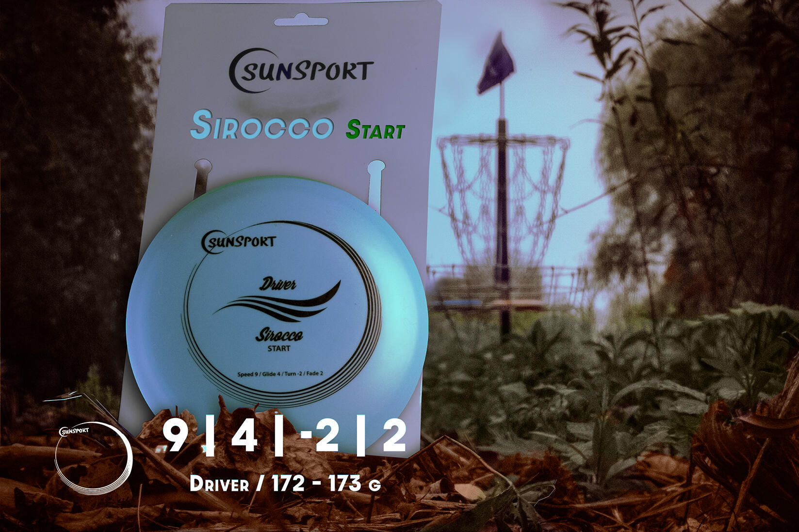 Sunsport Discgolf START disc Sirocco Driver 3/4