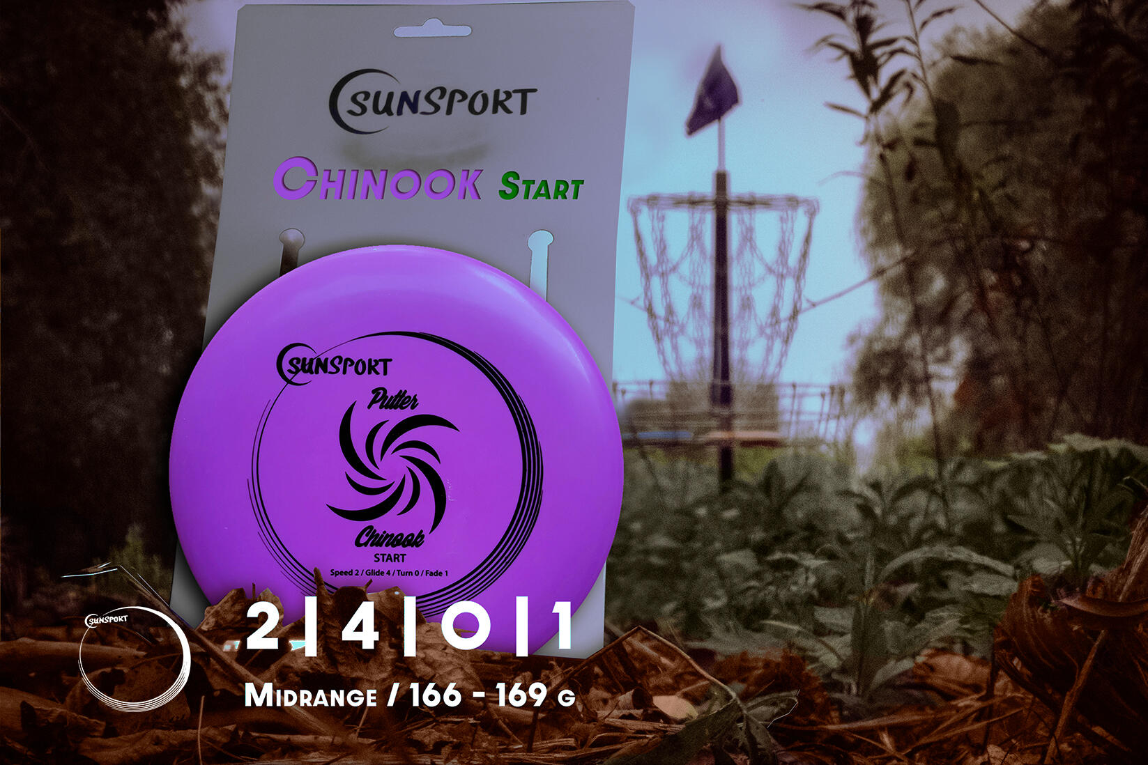 Sunsport Discgolf START disc Chinook Putter 3/4
