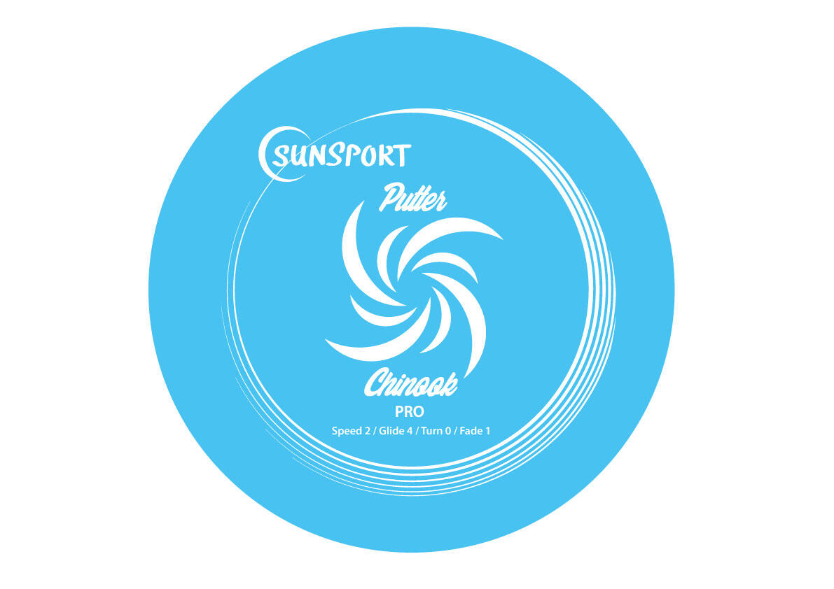 Sunsport Discgolf PRO disc Chinook Putter 2/3