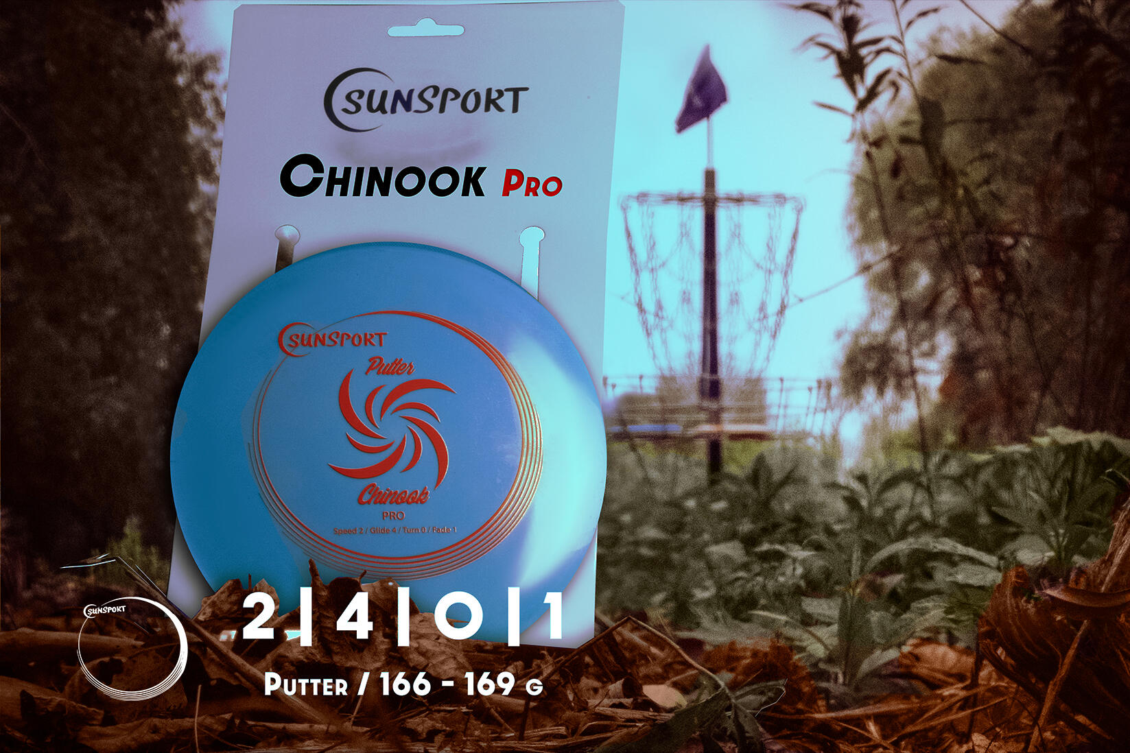Sunsport Discgolf PRO disc Chinook Putter 1/3