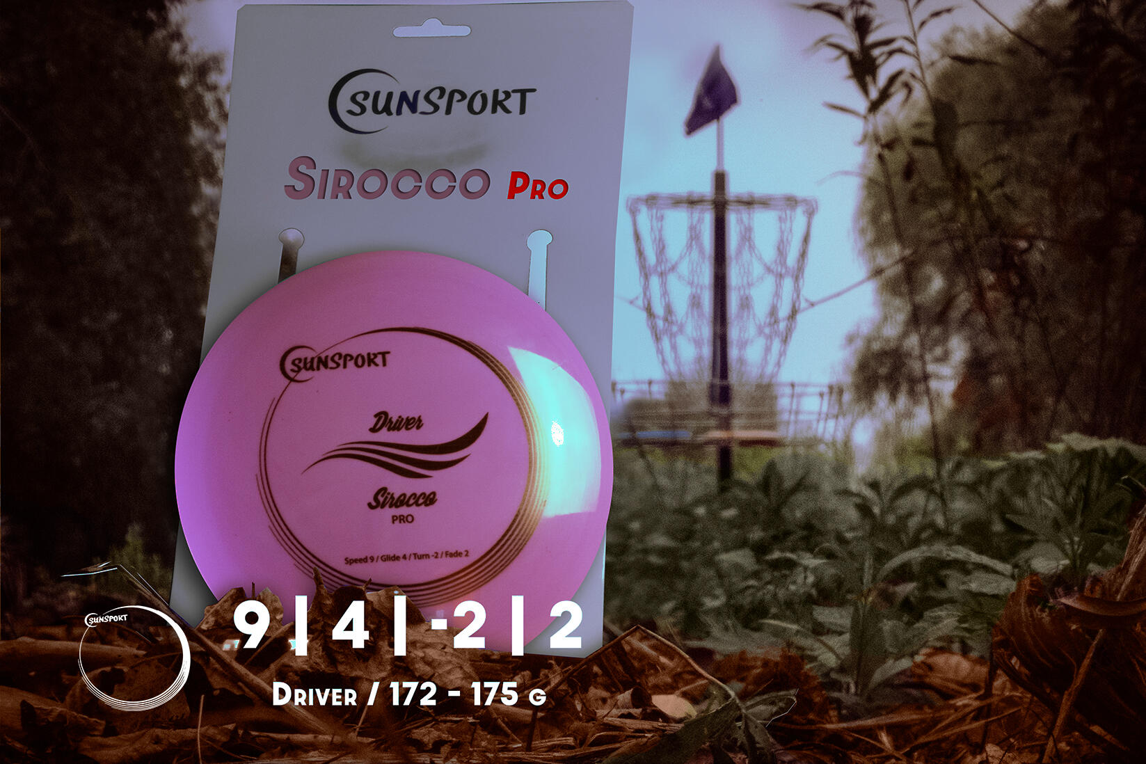 Sunsport Discgolf PRO disc Sirocco Driver 3/4