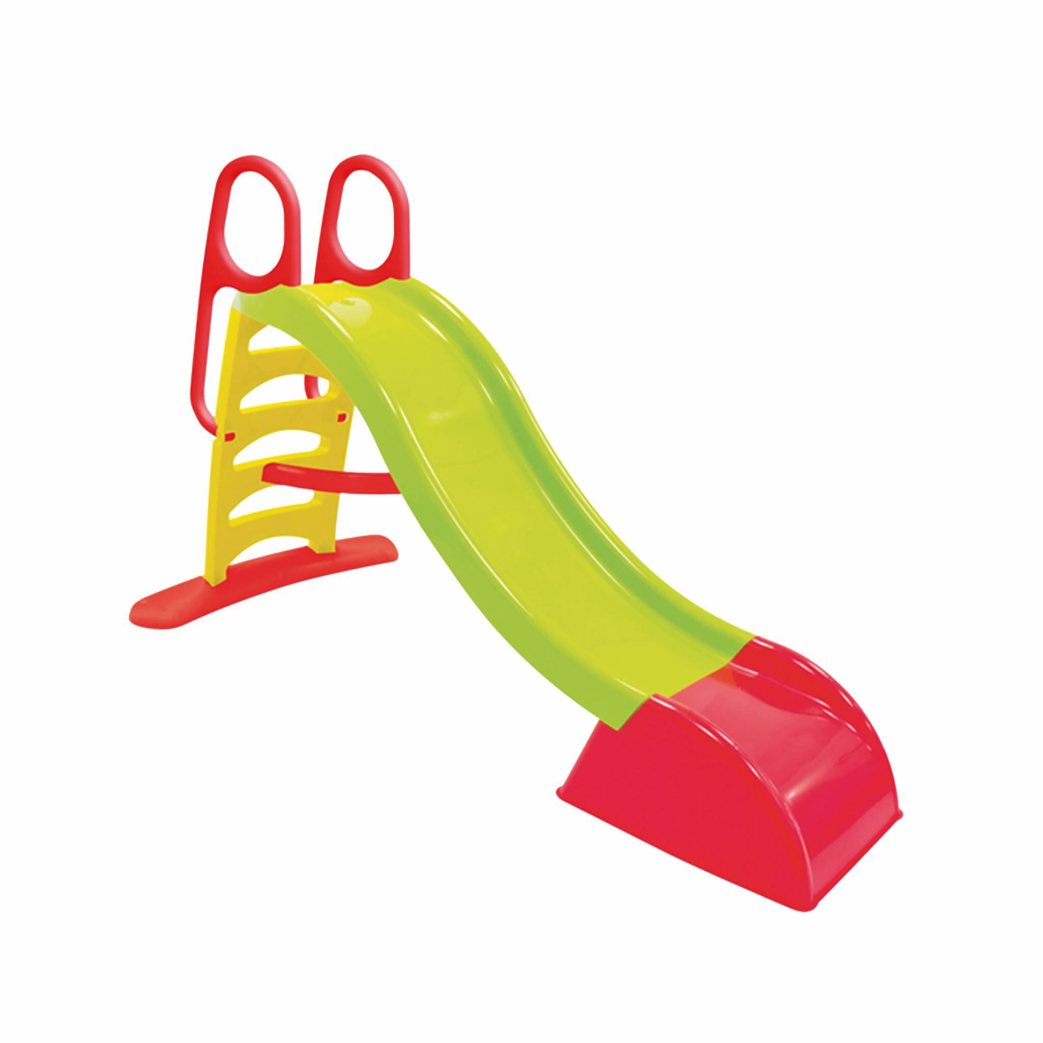 Sweeek - Grand Toboggan Avec Connexion Eau Vert, Jaune Et Rouge 180cm | Sweeek - Aire De Jeu - Vert - 110cm - Decathlon