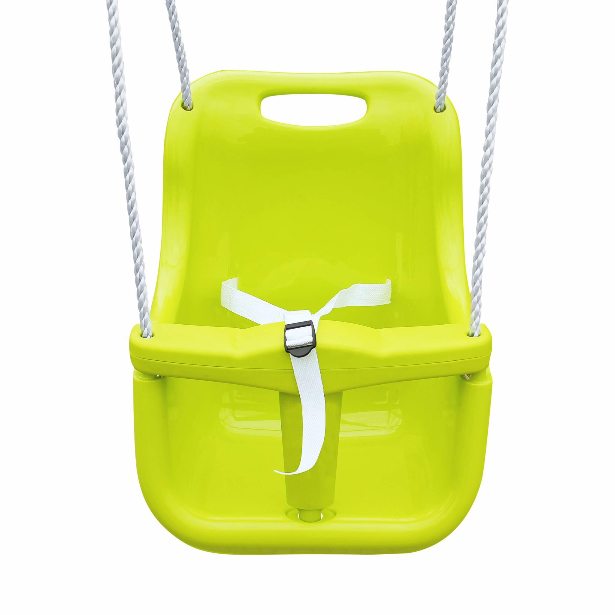 Cadeira de baloiço para bebé, 2/2.5m, verde