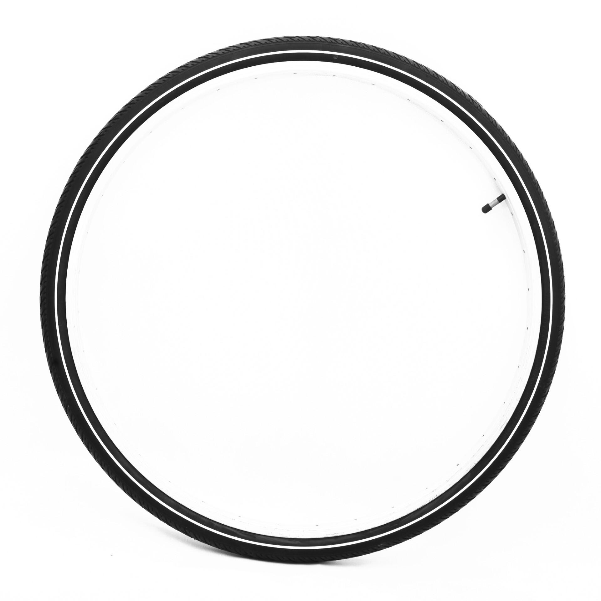 DELI TIRE Pneumatika SA-209 700X45C BK W/WH LINE