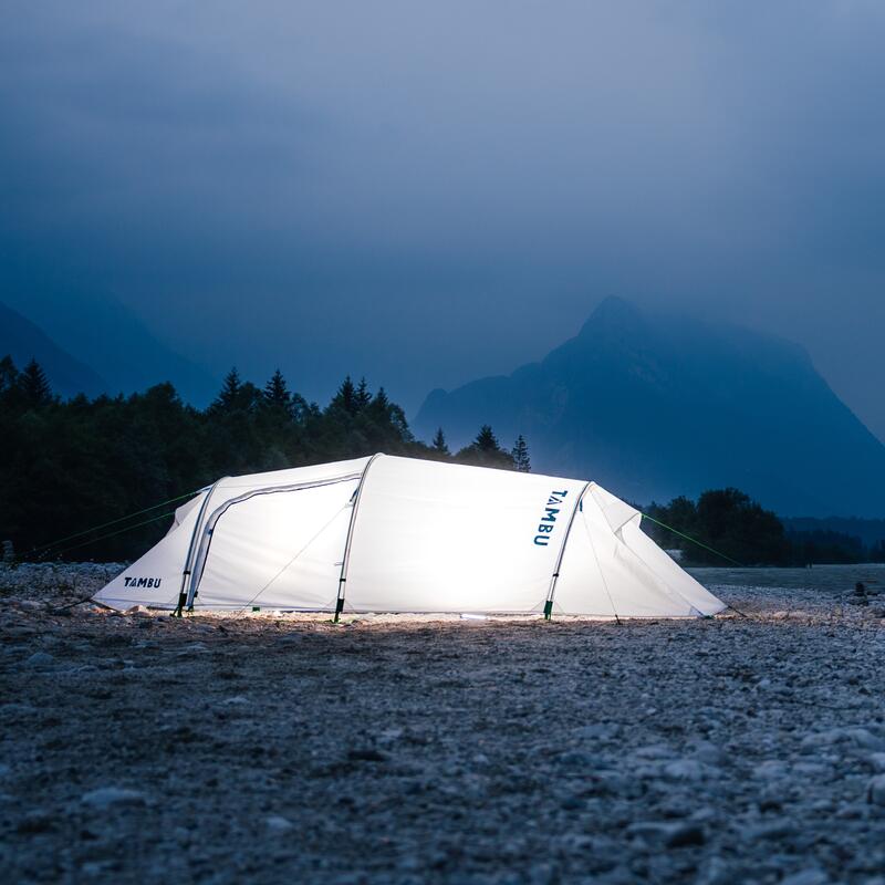 TAMBU Tenda da trekking SADA 2 | Tenda a tunnel per 2 persone | Bianco