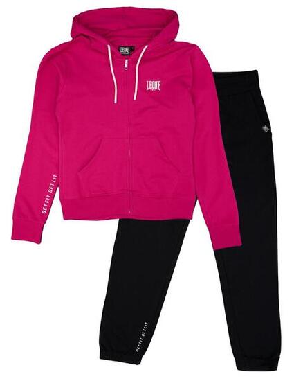 Survêtement fille sans sweat-shirt avec capuche et zip Leone Multicolore