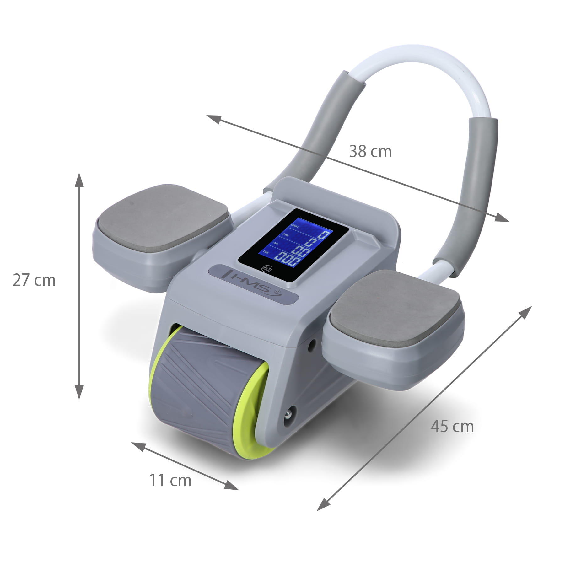 Roue ABS Roue automatique pour exercices abdominaux avec support KA08 Hms 5/7