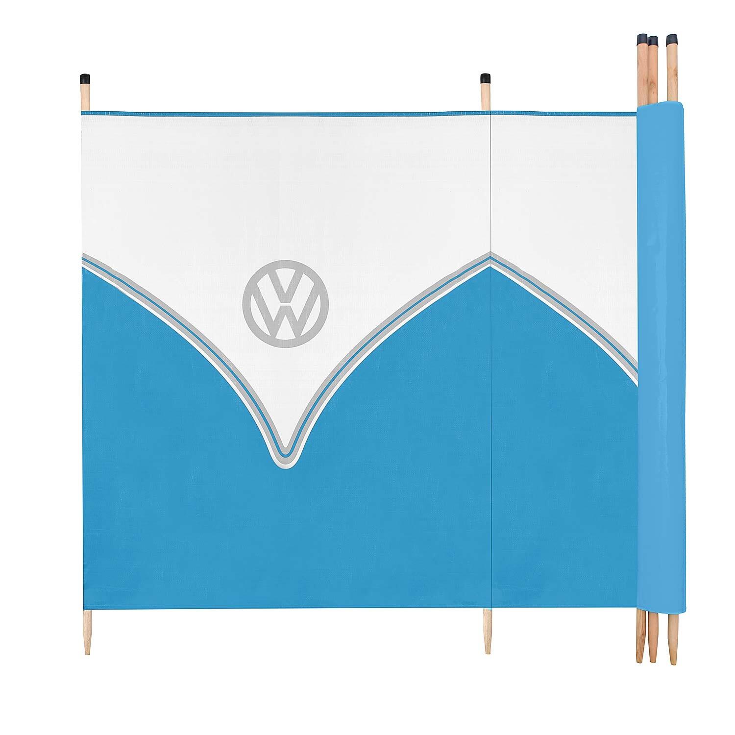 VW Windbreak - 5 Pole Tall | Camping , Blue 2/6