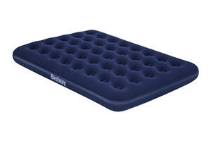 BESTWAY Bestway Double Flocked Airbed Inflatable Home Camping Airbed