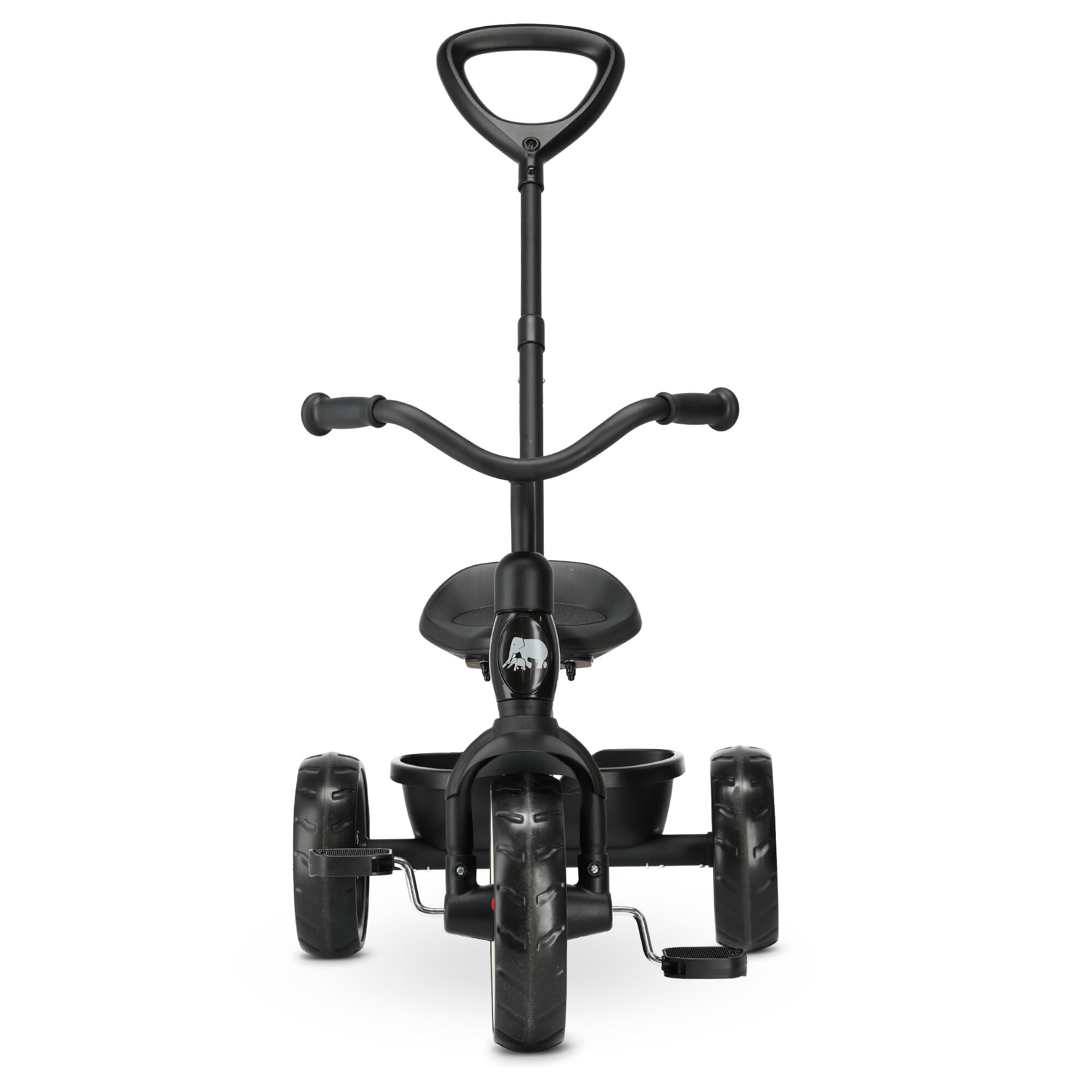 Tricycle with push bar - Black 6/7