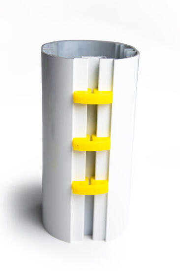 Crochets de filet pour but de foot - lot de 10 - Jaune