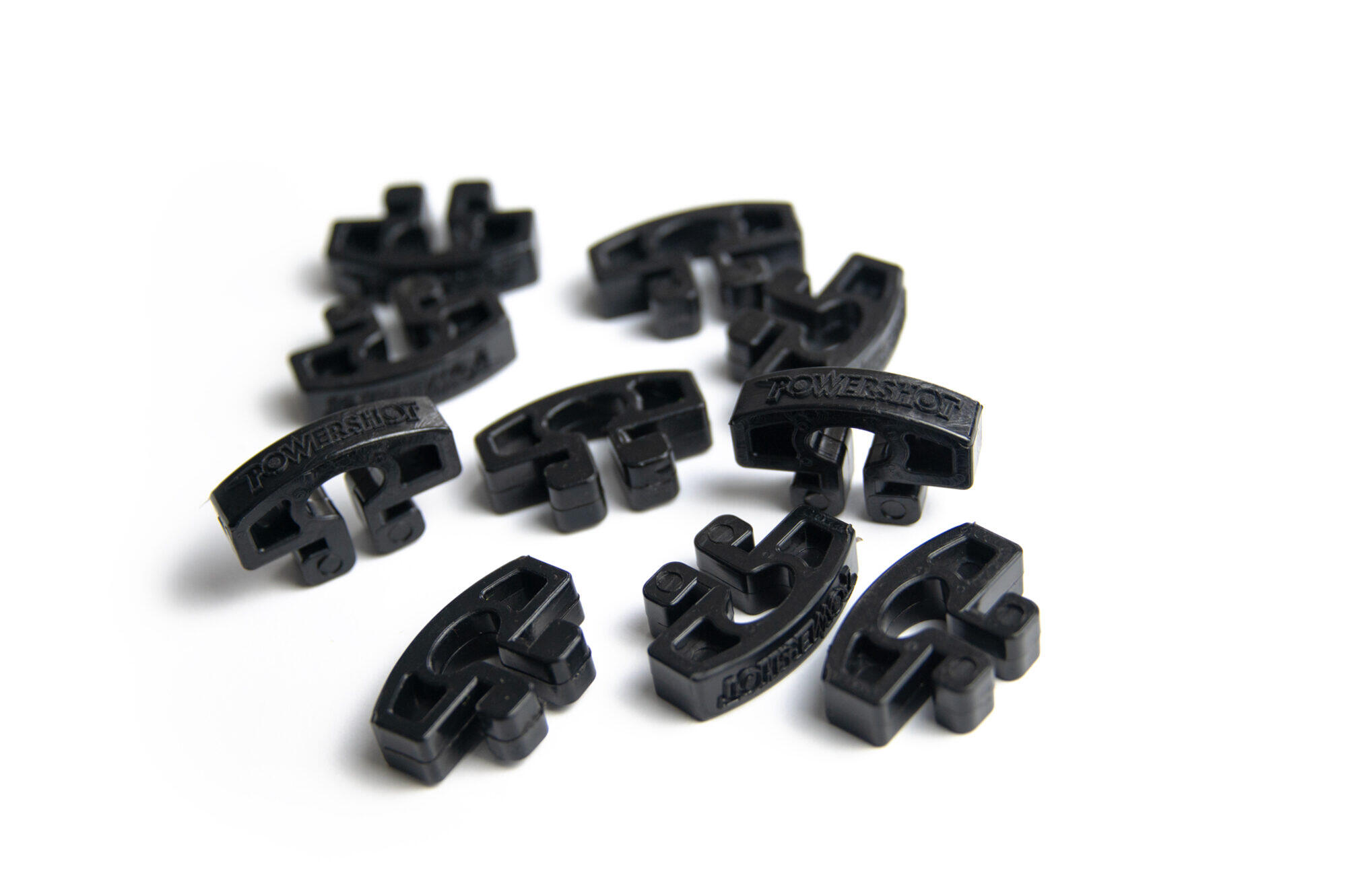 Clip per rete per porta in alluminio Powershot (x10) 2/5