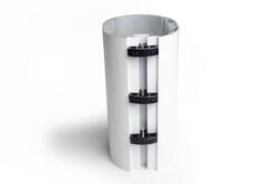 Crochets de filet pour but de football - lot de 10 -Noir