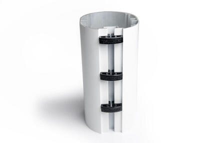 Crochets de filet pour but de football - lot de 10 -Noir