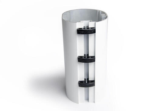 Crochets de filet pour but de football - lot de 10 -Noir