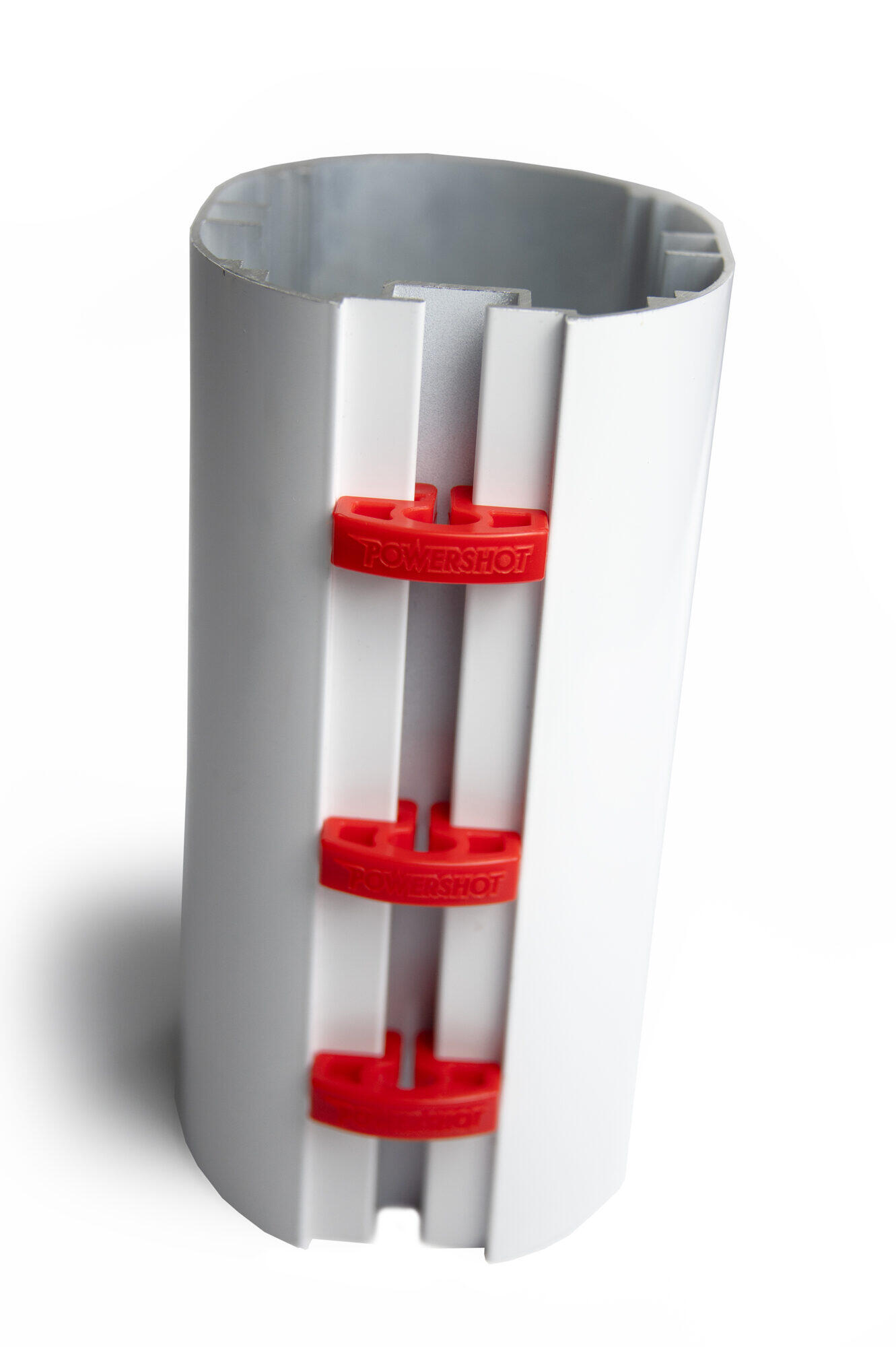 POWER SHOT Ganchos de rede para baliza de futebol - conjunto de 10 - Vermelho