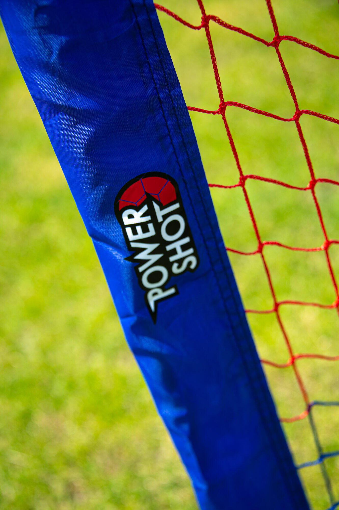Paar POP UP-Tore 1,8 x 1,2 m Farbe blau/rot - POWERSHOT 7/7