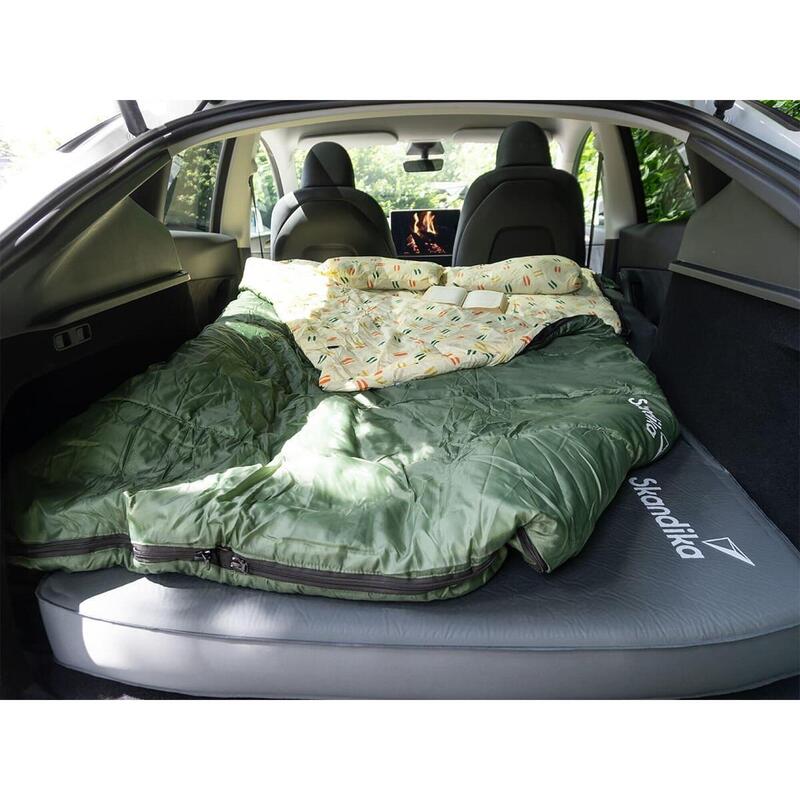 Materac samopompujący samochodowy Easy 3D Premium, 2-osobowy, do 300 kg
