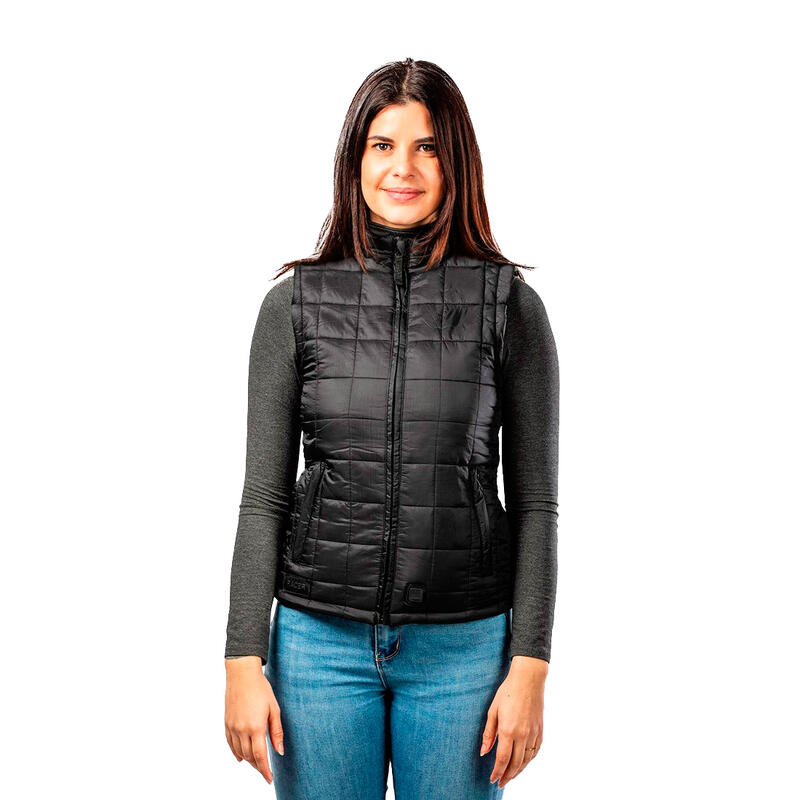 THE DISTRICT WOMEN DOUDOUNE CHAUFFANTE SANS MANCHE FEMME Noir