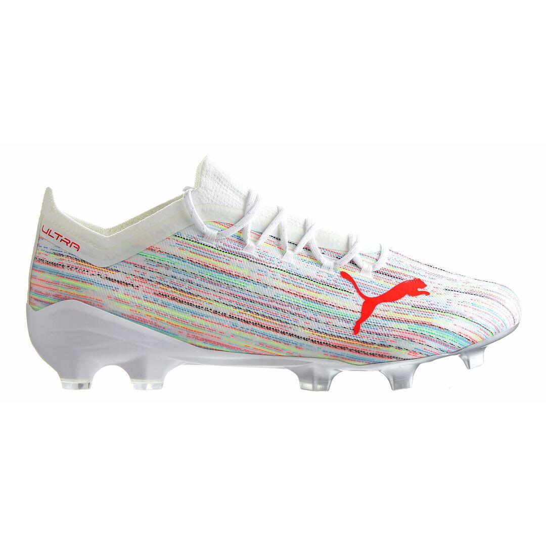 シューズ Puma Ultra 1.2 FG/AG Puma Ultra 1.2 FG/AG White Mens Football Boots PUMA | Decathlon