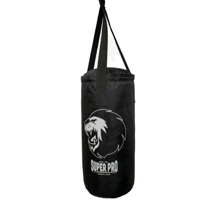 Conjunto de Saco de Boxeo Junior - Negro / Blanco