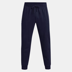 Pantalon Jogging Under Armour Bleu marine nuit UA Rival Fleece