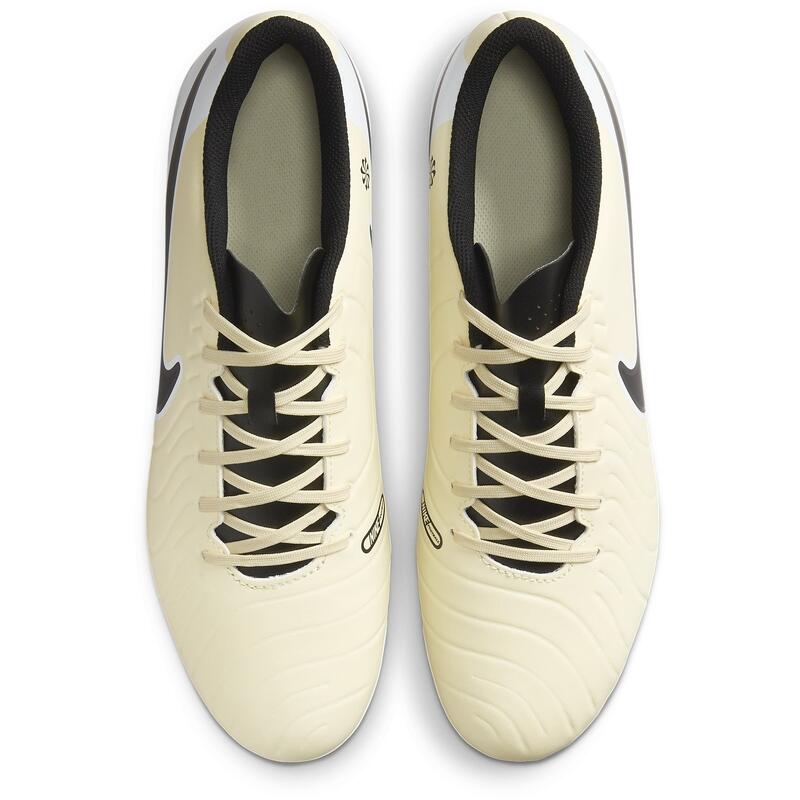 Chaussures de football Nike Tiempo Legend 10 Club FGMG, Beige, Hommes