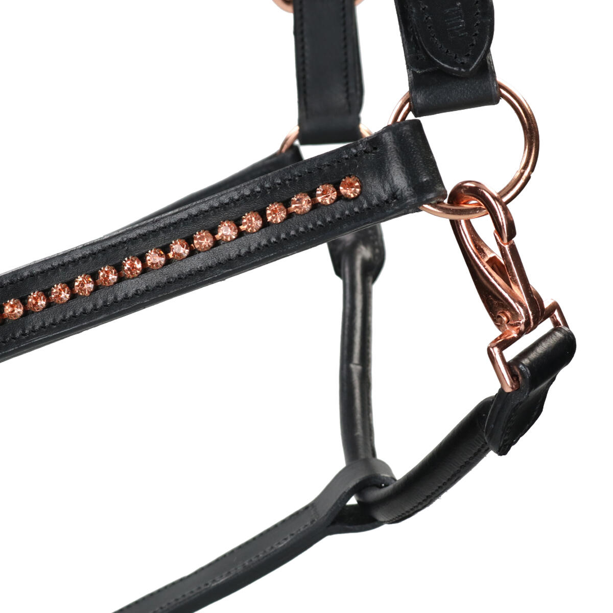 Halfter Roségold HORSEGEAR Schwarz 2/2