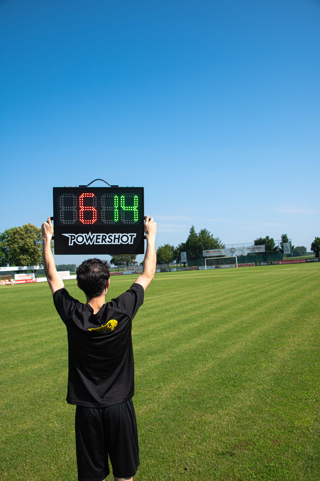 Doppelseitige Anzeigetafeln und Timer Powershot 5/5