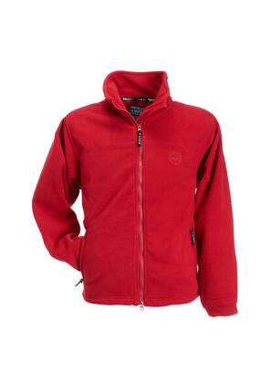 Fleecejacke mit Windstop Futter Unisex rot BMS