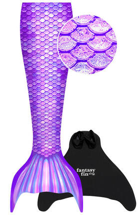 Queue de sirene FANTASY LILA L/XL